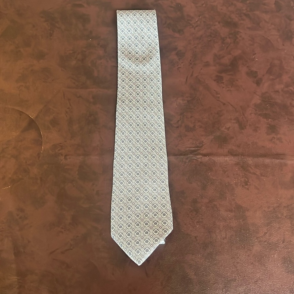 Salvatore Ferragamo Grey Tie